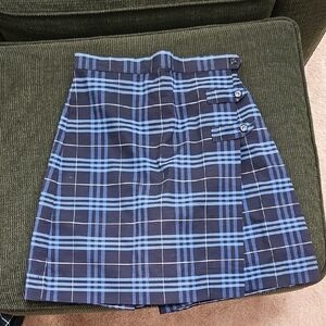 Royal Park Uniform 3-tab Skort Style 148 Plaid 3D Girls Size 10 1/2